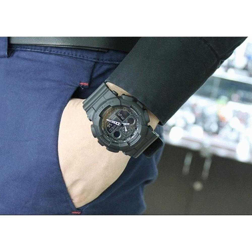 CASIO G-SHOCK GA-100-1A1DR ANALOG-DIGITAL MEN'S WATCH - H2 Hub Watches