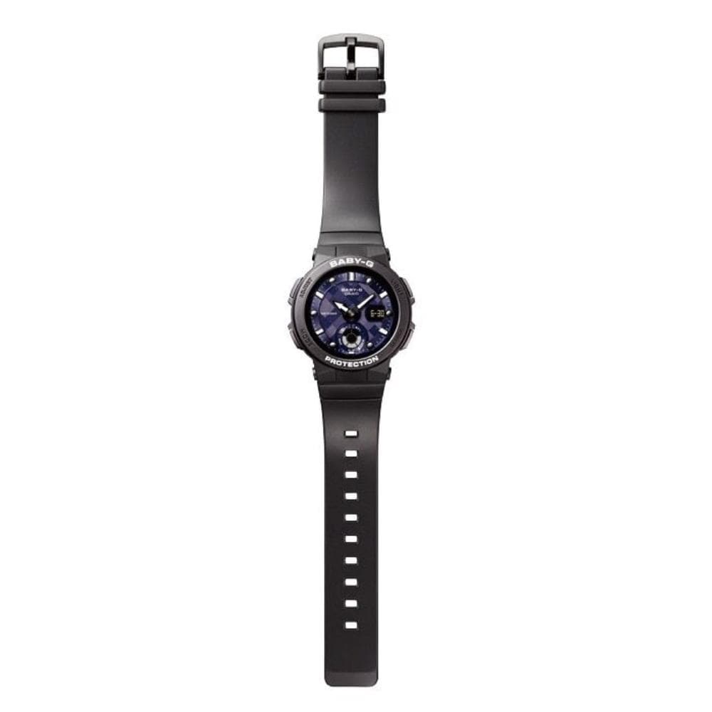 CASIO BABY-G BGA-250-1ADR BLACK STAINLESS STEEL RESIN STRAP WOMEN'S WATCH - H2 Hub Watches