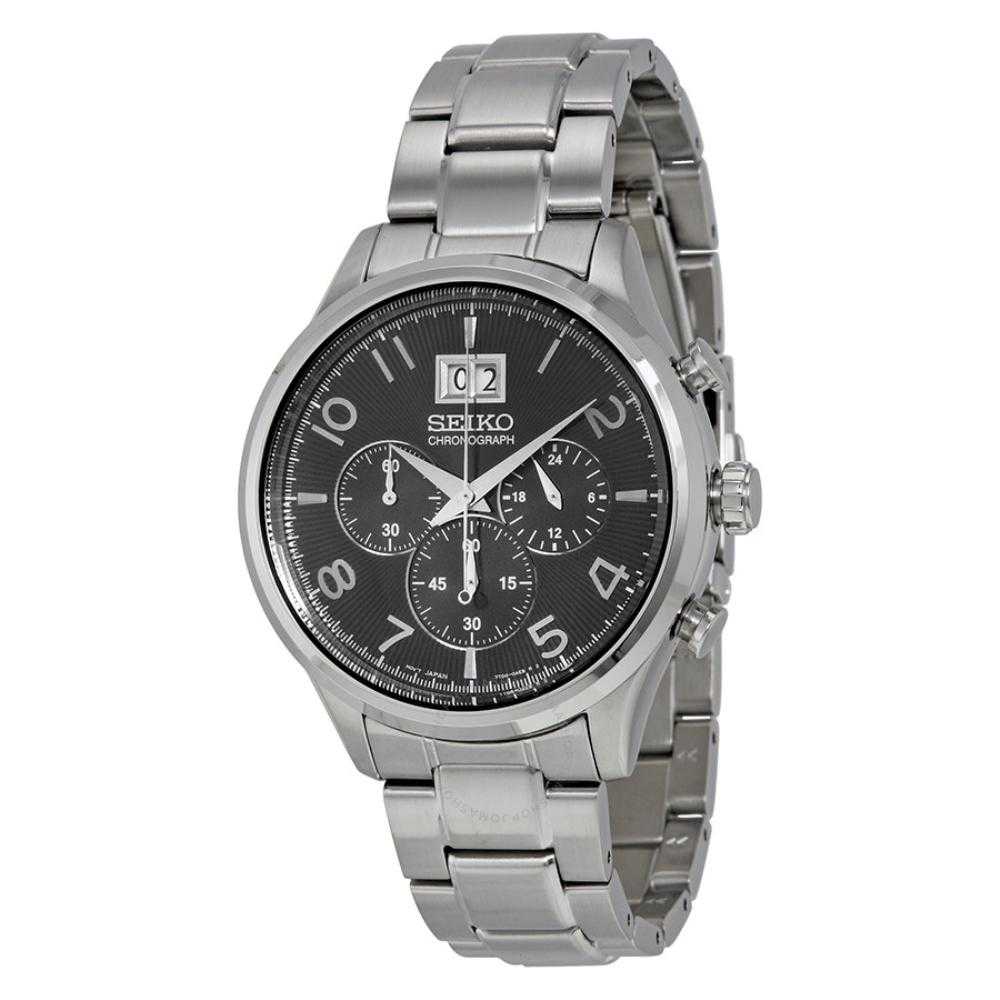 SEIKO GENERAL SPC153P1 CHRONOGRAPH STAINLESS STEEL MEN'S SILVER WATCH - H2 Hub Watches
