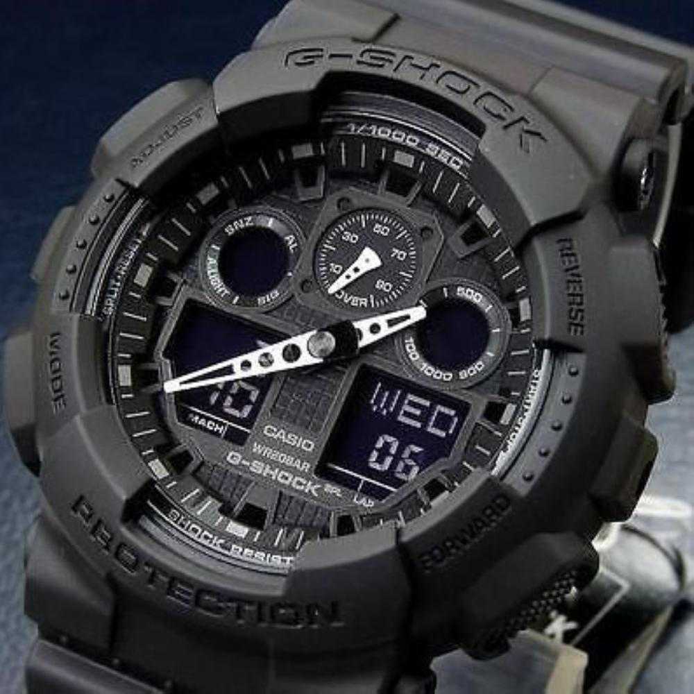 CASIO G-SHOCK GA-100-1A1DR ANALOG-DIGITAL MEN'S WATCH - H2 Hub Watches