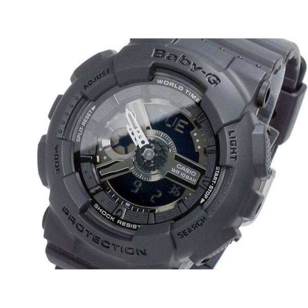 CASIO BABY-G BA-110BC-1ADR DIGITAL QUARTZ BLACK RESIN UNISEX'S WATCH - H2 Hub Watches