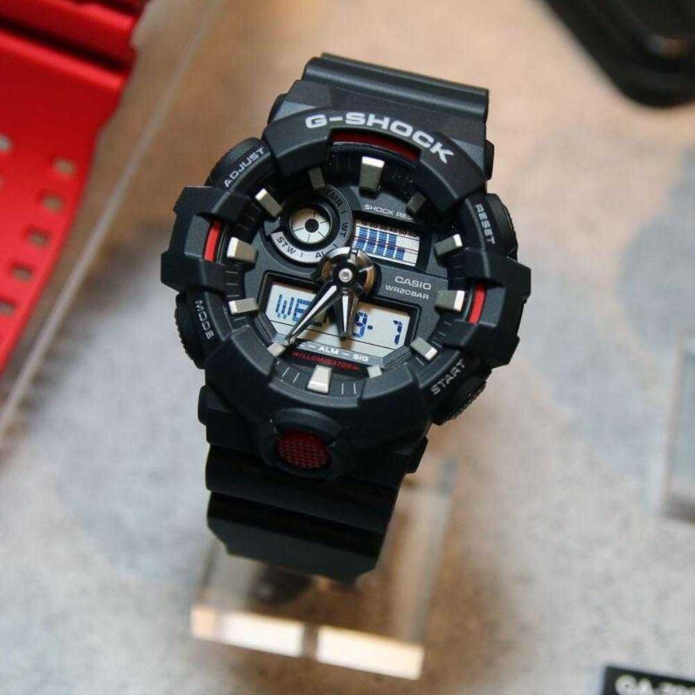 Casio G Shock GA 700 1ADR H2 Hub