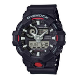 CASIO G-SHOCK GA-700-1ADR DIGITAL QUARTZ BLACK RESIN MEN'S WATCH - H2 Hub Watches
