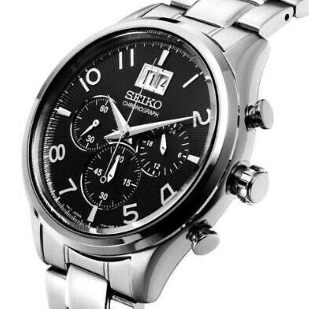 SEIKO GENERAL SPC153P1 CHRONOGRAPH STAINLESS STEEL MEN'S SILVER WATCH - H2 Hub Watches