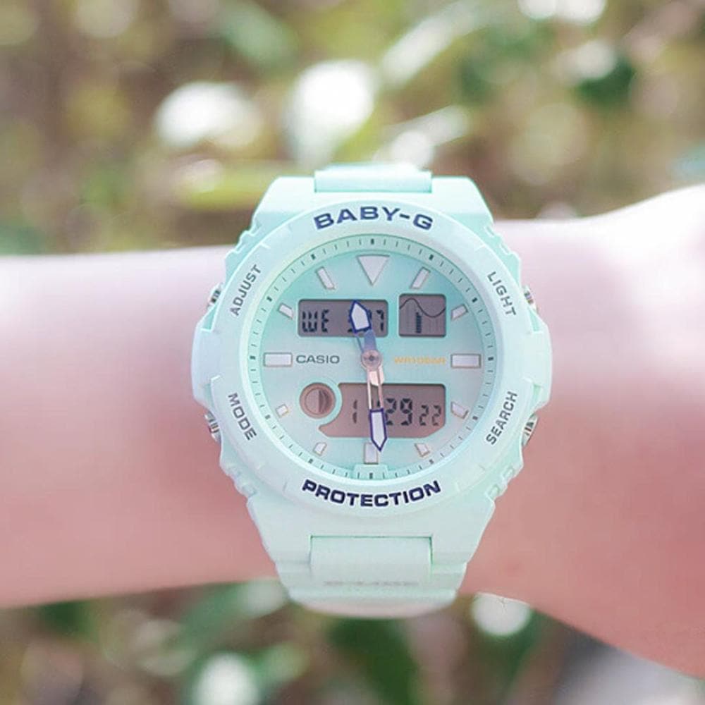 CASIO BABY-G BAX-100-3ADR G-LIDE WOMEN'S WATCH - H2 Hub Watches