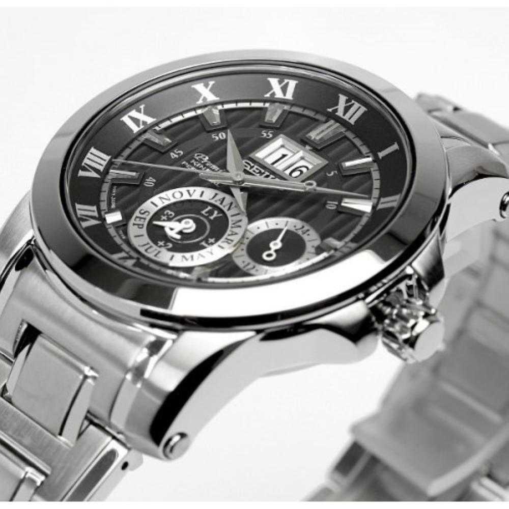 SEIKO PREMIER KINETIC SNP093P1 STAINLESS STEEL MEN'S SILVER WATCH - H2 Hub Watches