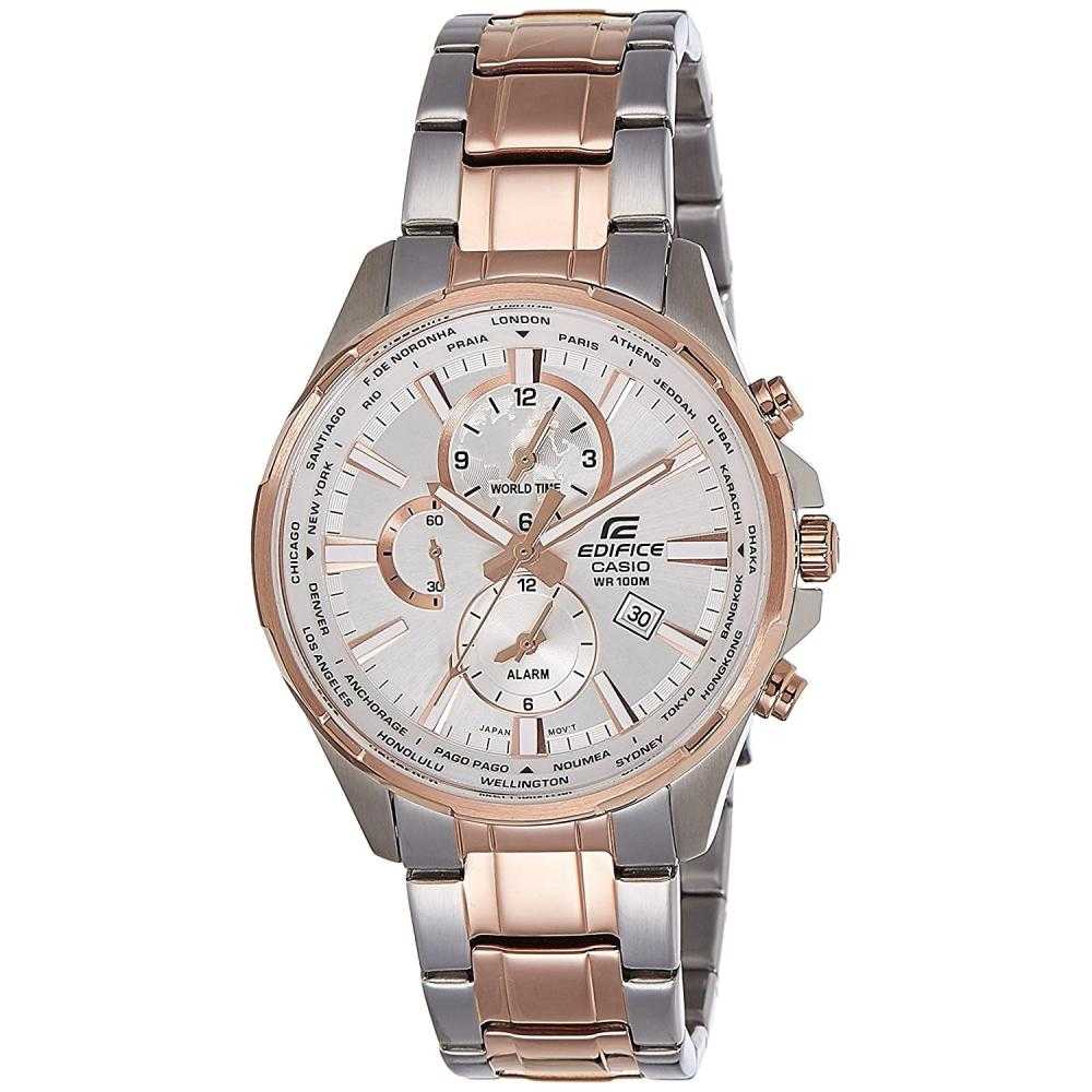CASIO EDIFICE EFR-304SG-7AVUDF TWO TONE STAINLESS STEEL MEN'S WATCH - H2 Hub Watches