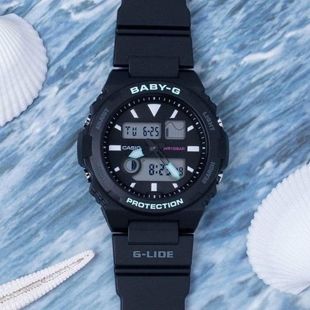 CASIO BABY-G BAX-100-1ADR G-LIDE WOMEN'S WATCH - H2 Hub Watches
