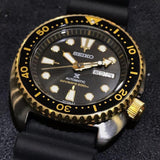 SEIKO PROSPEX SRPD46K1 DIVER BLACK TURTLE MEN'S WATCH - H2 Hub Watches