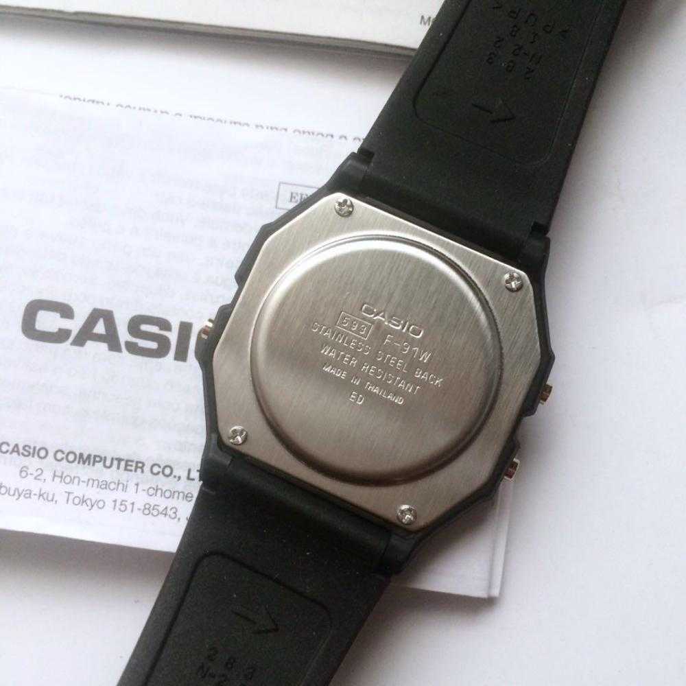 CASIO GENERAL F-91WG-9QDF UNISEX'S WATCH - H2 Hub Watches