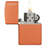 CLASSIC ORANGE MATTE ZIPPO LIGHTER  #231ZL