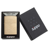 ZIPPO ARMOR TUMBLED BRASS LIGHTER #28496