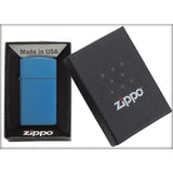 ZIPPO SLIM BLUE DESIGN LIGHTER #20494