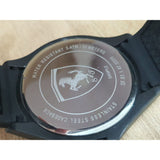 FERRARI SCUDERIA QUARTZ 0830286 PIT CREW BLACK AND YELLOW SILICON MEN'S WATCH