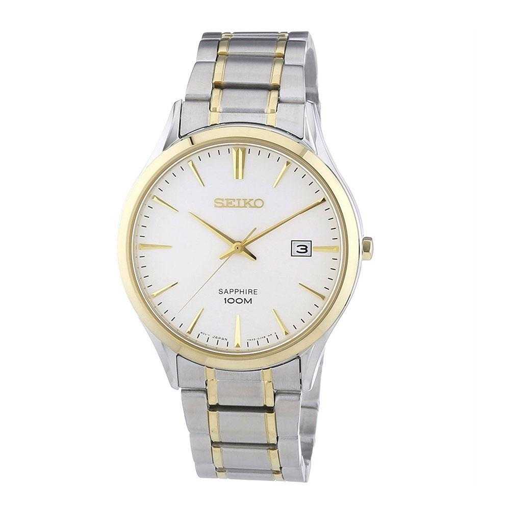 SEIKO GENERAL CLASSIC SGEG96P1 ANALOG STAINLESS STEEL MEN'S TWO TONE WATCH - H2 Hub Watches