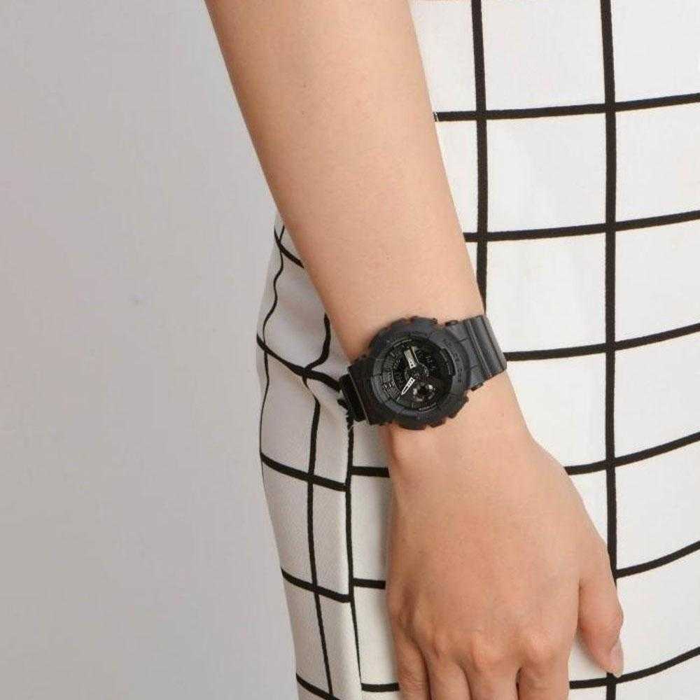 CASIO BABY-G BA-110BC-1ADR DIGITAL QUARTZ BLACK RESIN UNISEX'S WATCH - H2 Hub Watches
