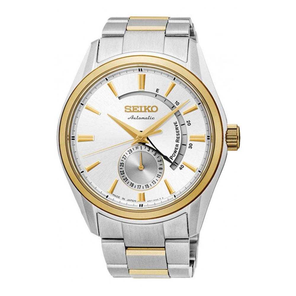 SEIKO PRESAGE SSA306J1 AUTOMATIC STAINLESS STEEL MEN'S TWO TONE WATCH - H2 Hub Watches