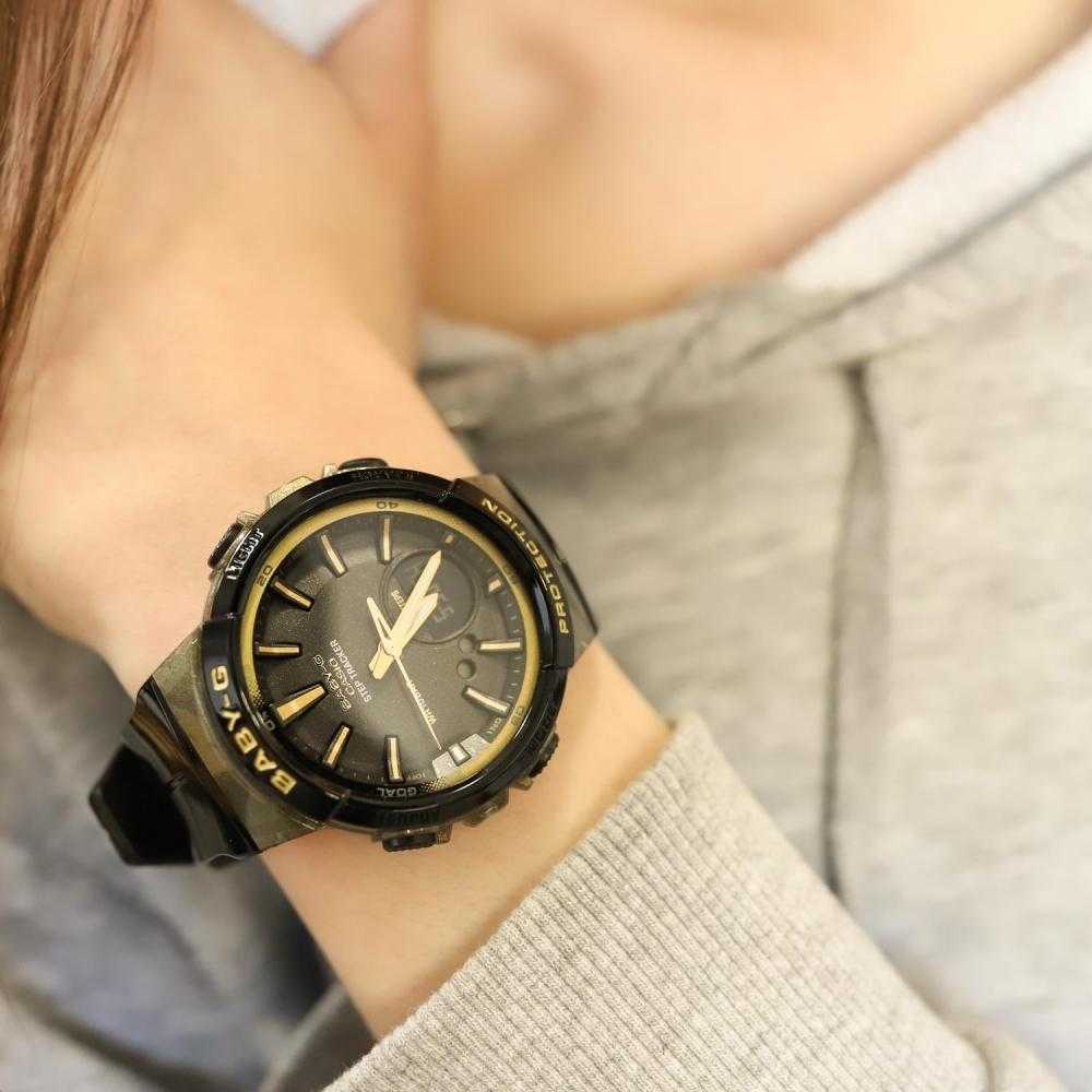 CASIO BABY-G BGS-100GS-1ADR DIGITAL QUARTZ BLACK RESIN WOMEN'S WATCH - H2 Hub Watches