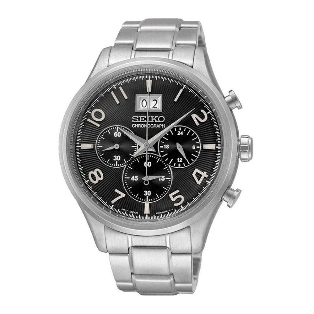 SEIKO GENERAL SPC153P1 CHRONOGRAPH STAINLESS STEEL MEN'S SILVER WATCH - H2 Hub Watches