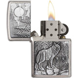 Zippo Lighter Personlized Silver Stainless Steel #20855