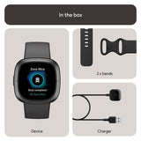 Fitbit Sense 2 Health & Fitness Watch (Shadow Grey/Graphite Aluminium) FB521BKGB-FRCJK