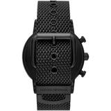 EMPORIO ARMANI CHRONOGRAPH BLACK STAINLESS STEEL MEN'S WATCH