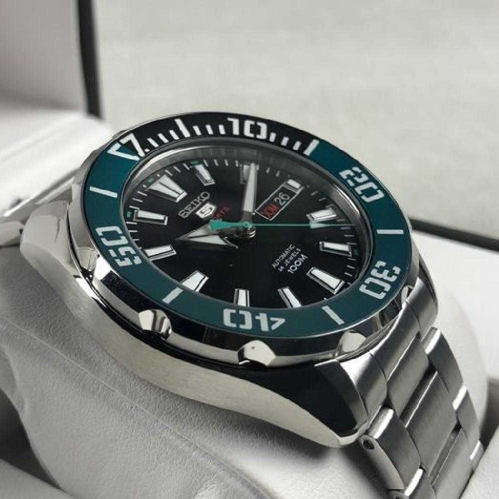 SEIKO 5 SPORTS SRPC53K1 AUTOMATIC STAINLESS STEEL MEN'S SILVER WATCH - H2 Hub Watches