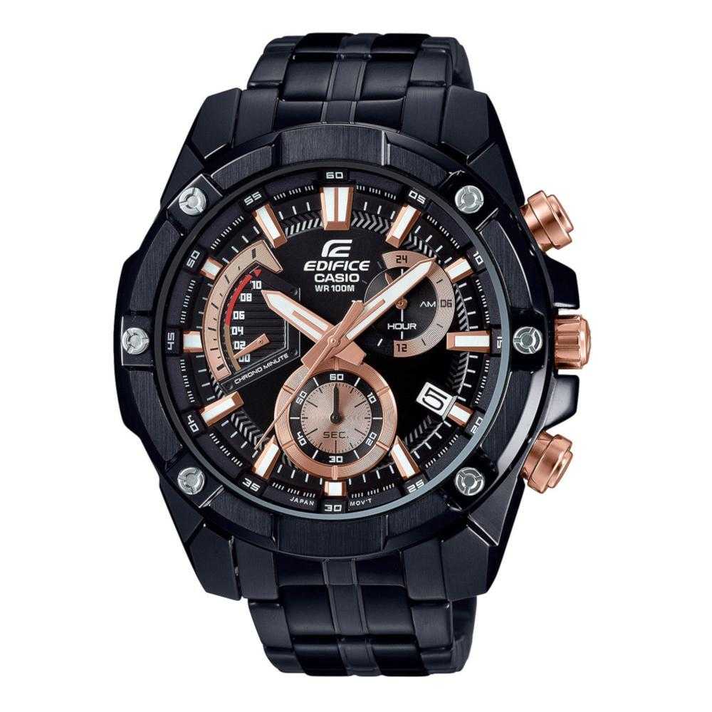 CASIO EDIFICE EFR-559DC-1AVUDF CHRONOGRAPH BLACK STAINLESS STEEL MEN'S WATCH - H2 Hub Watches
