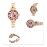 CATH KIDSTON RED FLORAL ALLOY CKL037RGM WOMEN'S WATCH - H2 Hub Watches