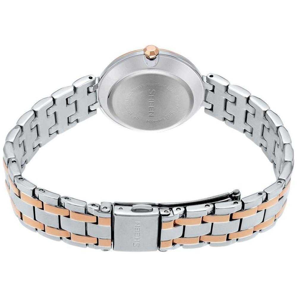 CASIO SHEEN SHE-4034BSG-7AUDR QUARTZ TWO TONE STAINLESS STEEL WOMEN'S WATCH - H2 Hub Watches