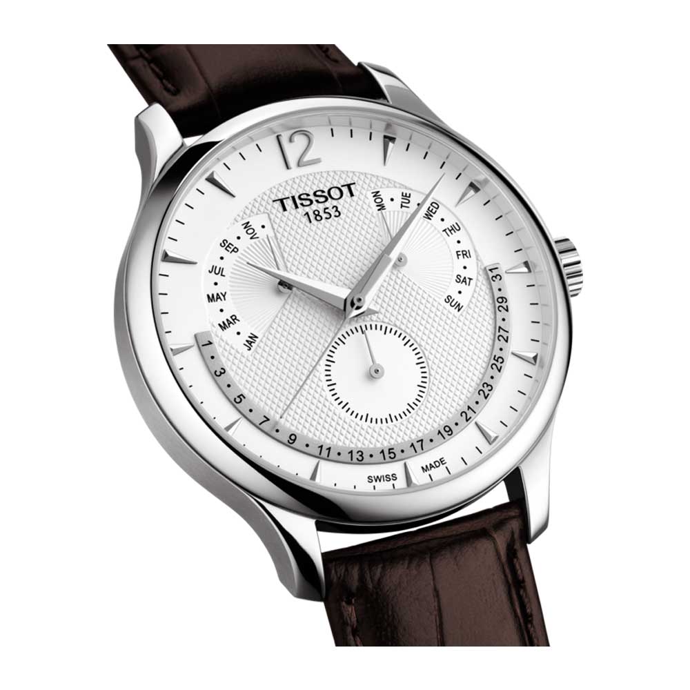 TISSOT T0636371603700 TRADITION PERPETUAL CALENDAR MEN'S WATCH - H2 Hub Watches