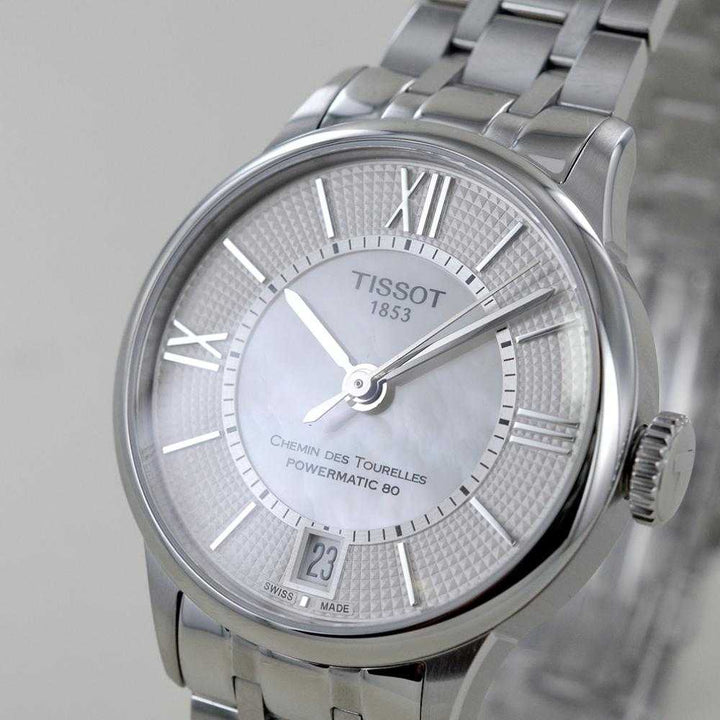TISSOT T0992071111800 CHEMIN DES TOURELLES POWERMATIC 80 LADY WOMEN'S WATCH - H2 Hub Watches
