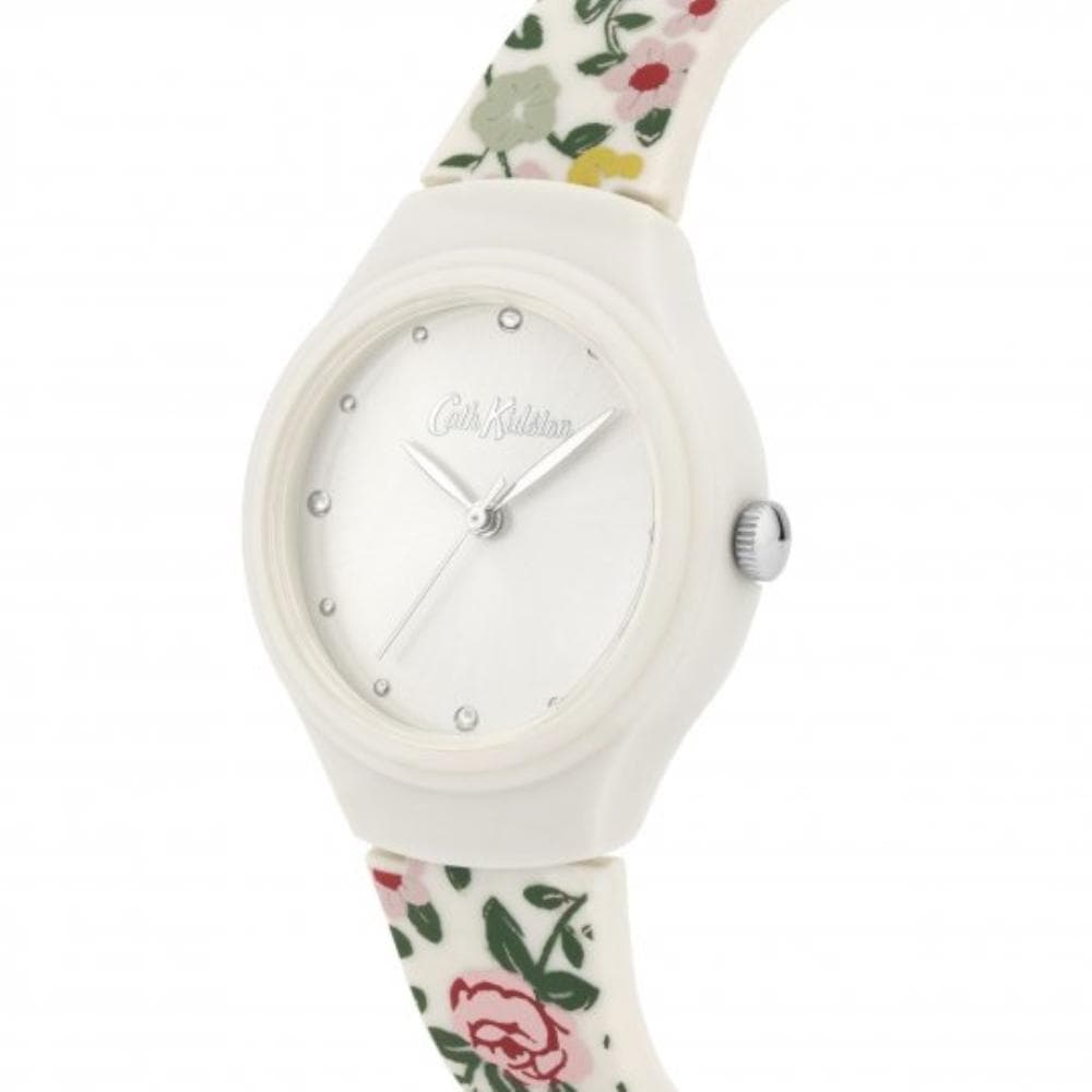 CATH KIDSTON HEDGE ROSE CREAM SILICONE STRAP CKL086W WOMEN'S WATCH - H2 Hub Watches