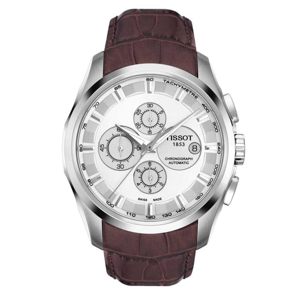 TISSOT T0356271603100 COUTURIER AUTOMATIC CHRONOGRAPH MEN'S WATCH - H2 Hub Watches