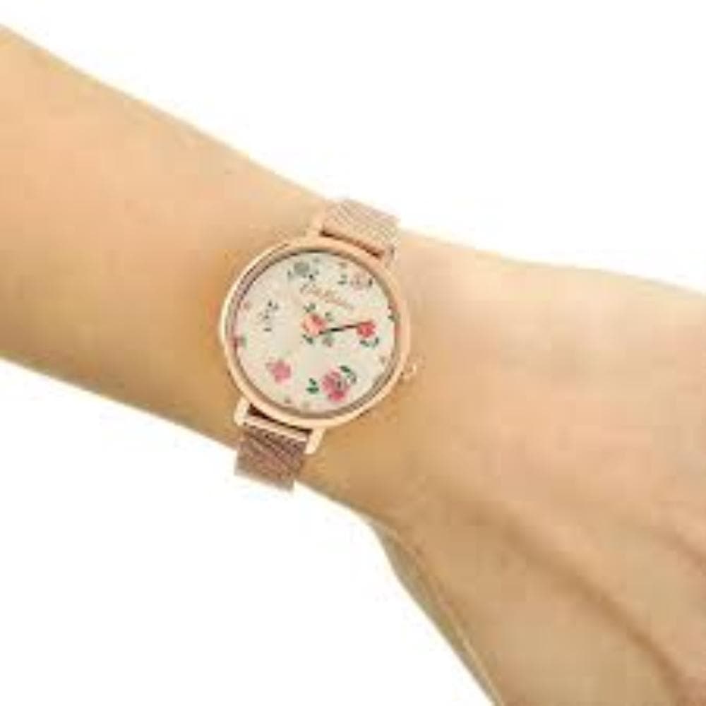 CATH KIDSTON FLORAL ALLOY CKL079RGM BRACELET WOMEN'S WATCH - H2 Hub Watches