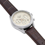 SEIKO GENERAL SSB293P1 CHRONOGRAPH MEN'S BROWN LEATHER STRAP WATCH - H2 Hub Watches