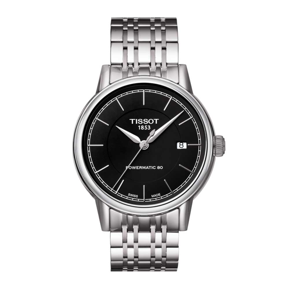 TISSOT T0854071105100 CARSON POWERMATIC 80 MEN'S WATCH - H2 Hub Watches