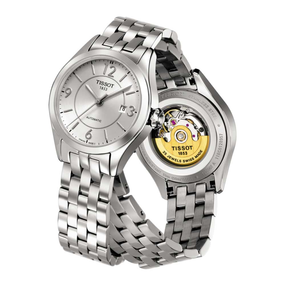 TISSOT T0380071103700 T-ONE AUTOMATIC SMALL LADY WOMEN'S WATCH - H2 Hub Watches