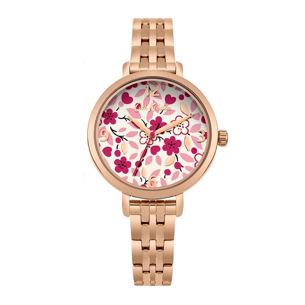 CATH KIDSTON RED FLORAL ALLOY CKL037RGM WOMEN'S WATCH - H2 Hub Watches