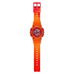 CASIO BABY-G BA-110JM-4ADR DIGITAL QUARTZ ORANGE TRANSPARENT RESIN WOMEN'S WATCH - H2 Hub Watches