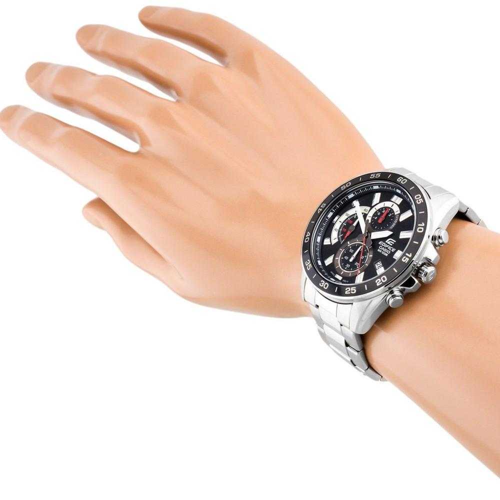 CASIO EDIFICE EFV-550D-1AVUDF CHRONOGRAPH SILVER STAINLESS STEEL MEN'S WATCH - H2 Hub Watches