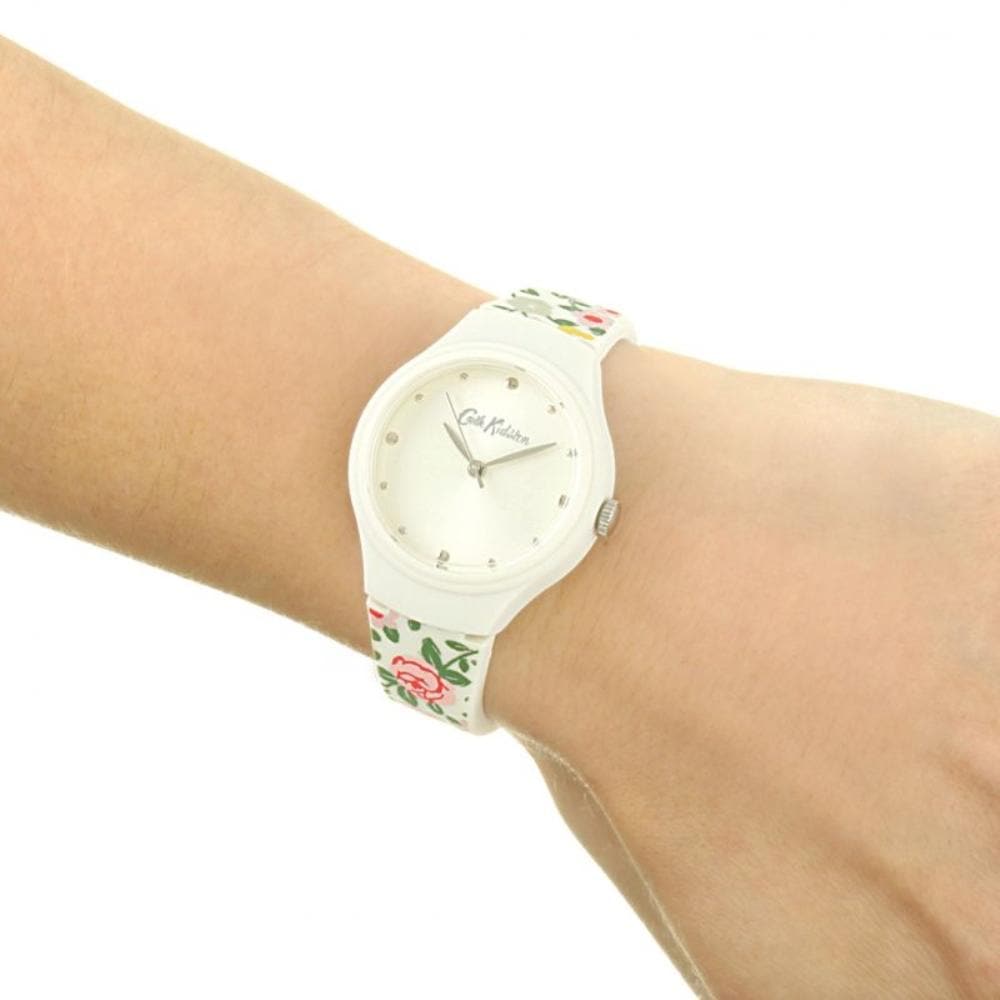 CATH KIDSTON HEDGE ROSE CREAM SILICONE STRAP CKL086W WOMEN'S WATCH - H2 Hub Watches