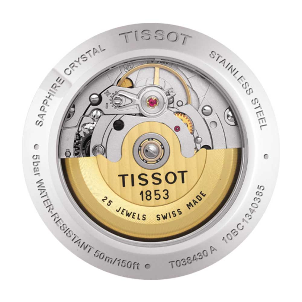 TISSOT T0384301103700 T-ONE AUTOMATIC MEN'S WATCH - H2 Hub Watches