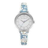 CATH KIDSTON QUARTZ WELLESLEY BLOSSOM SILVER ALLOY CKL046US BLUE PU STRAP LADIES WATCH - H2 Hub Watches
