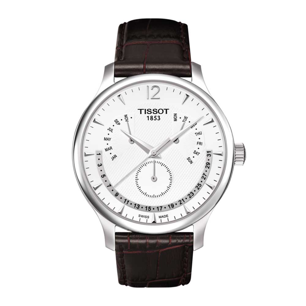 TISSOT T0636371603700 TRADITION PERPETUAL CALENDAR MEN'S WATCH - H2 Hub Watches