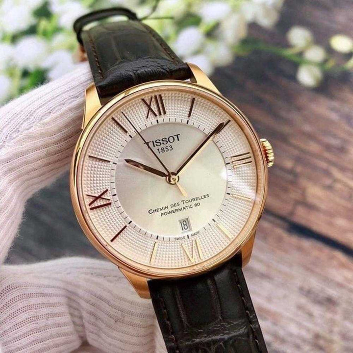 TISSOT T0994073603800 CHEMIN DES TOURELLES POWERMATIC 80 MEN'S WATCH - H2 Hub Watches