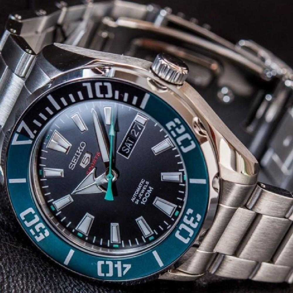 SEIKO 5 SPORTS SRPC53K1 AUTOMATIC STAINLESS STEEL MEN'S SILVER WATCH - H2 Hub Watches