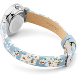 CATH KIDSTON QUARTZ WELLESLEY BLOSSOM SILVER ALLOY CKL046US BLUE PU STRAP LADIES WATCH - H2 Hub Watches