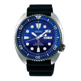 SEIKO PROSPEX DIVER AUTOMATIC "SAVE THE OCEAN" TURTLE SRPC91K1 MEN'S BLACK RUBBER STRAP WATCH - H2 Hub Watches