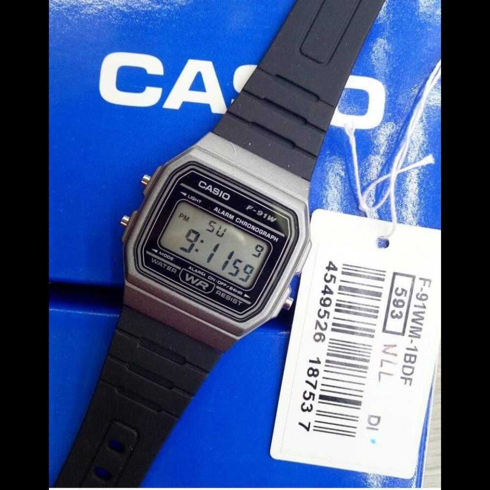 CASIO GENERAL F-91WM-1BDF UNISEX'S WATCH - H2 Hub Watches